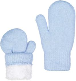 img 1 attached to 🧤 ZEHU Unisex Stretch Mittens for Toddlers - Boys' Accessories for Cold Weather