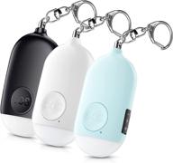 safe sound personal alarm - 130db usb rechargeable keychain alarm self defense security alarm with mini emergency led light for women kids elderly logo