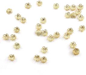 img 3 attached to Youliang 500Pcs Filigree Jewelry Accessories