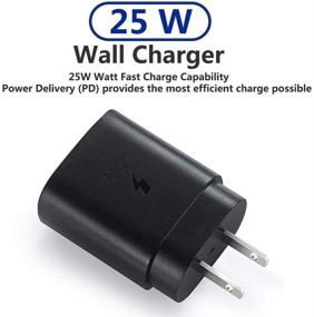 img 3 attached to ⚡️ Super Fast Type C Charger Kit: PD 25W Fast Charger + USB C to USB C Cable for Samsung Galaxy S21/S20/Note 20