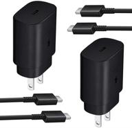 ⚡️ комплект cупербыстрой зу с разъемом type c: зу мощностью 25 вт + кабель usb c to usb c для samsung galaxy s21/s20/note 20 логотип