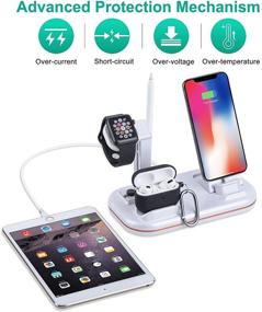 img 2 attached to 🔌 Lxtopdk 4-в-1 Зарядная станция для Apple Watch Charger, iPhone, iPad, AirPods Pro - Белый