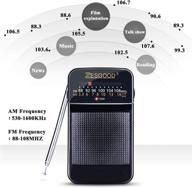 📻 zesgood portable transistor radio: battery-operated am fm radio for walking, hiking, camping logo