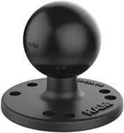 🔵 c size 1.5 inch ball round plate with ball - ram mounts ram-202u логотип