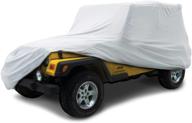 🚗 all-weather ultrashield heavy duty car cover for 1976-2006 jeep wrangler 2-door suv wagon (cj7, yj, tj) - custom fit logo