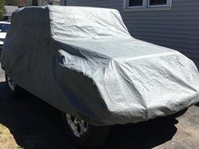 img 1 attached to 🚗 All-Weather Ultrashield Heavy Duty Car Cover for 1976-2006 Jeep Wrangler 2-Door SUV Wagon (CJ7, YJ, TJ) - Custom Fit