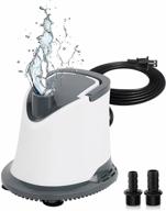 🐟 freesea aquarium submersible water pump: 95gph 350l/h 8w silent adjustable bottom suction with 5ft power cord for garden waterfalls, pool covers, hydroponics, fish tanks, ponds, fountains logo