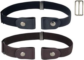 img 4 attached to Pieces Women Buckle Stretch Buckless Women's Accessories