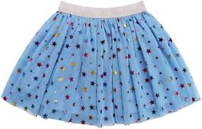 img 2 attached to DaniChins Layered Tutu Skirt: 👗 Sparkling Princess Tulle Skirt for Little Girls