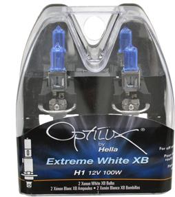 img 4 attached to 💡 Optilux Hella H71070227 XB Series H1 Xenon White Halogen Bulbs, 12V 100W, 2 Pack: Illuminate with Xenon White Brilliance!