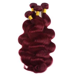 img 2 attached to Burgundy Bundles Brazilian Hair Extension