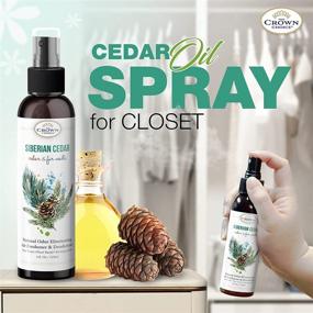 img 3 attached to 🌲 USA Made Cedarwood Essential Oil Spray (2PK) – 4oz Natural Cedar Spray for Closets, Rooms, and Cedarwood Surfaces – Ideal for Closets, Clothing, and Cedar Wood Planks