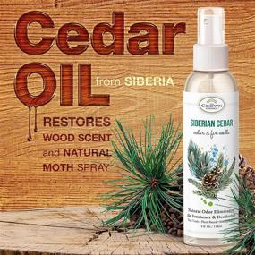 img 1 attached to 🌲 USA Made Cedarwood Essential Oil Spray (2PK) – 4oz Natural Cedar Spray for Closets, Rooms, and Cedarwood Surfaces – Ideal for Closets, Clothing, and Cedar Wood Planks