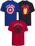 👕 marvel boys pack: avengers t-shirt collection for trendy boys' clothing logo