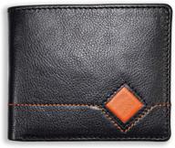 👔 adornfy slim leather wallet for men logo