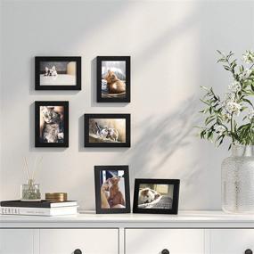 img 3 attached to SONGMICS Picture Frames 6 Inch URPF043B01