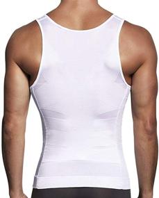 img 3 attached to GSKS Shaper Slimming Compression Shapewear Men's Clothing in Active