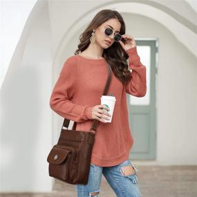 img 2 attached to Pocket Crossbody Leather Shoulder 43L COFFEE