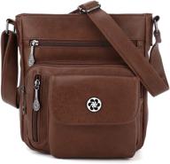 pocket crossbody leather shoulder 43l coffee logo