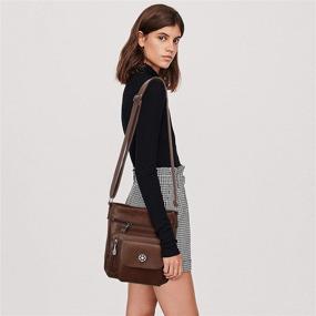 img 1 attached to Pocket Crossbody Leather Shoulder 43L COFFEE