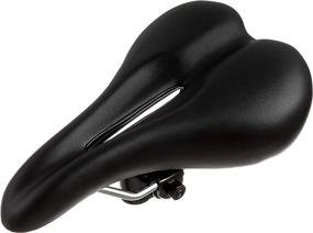 img 4 attached to 🚴 Men's Ultra-Comfortable Bike Seat with Soft Cushion | Comfortable Men’s Bicycle Saddle for Mountain, Road, BMX, MTB, Stationary Exercise Bike | Padded Comfort Replacement, Cycling Accessories