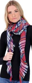 img 4 attached to Scarfs Women Womens Scarves Triangle Women's Accessories and Scarves & Wraps