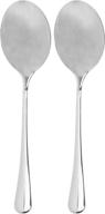 🥄 cornucopia stainless steel x-large serving spoons (2-pack), buffet & banquet style utensils for serving - 2 spoons logo