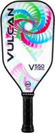 vulcan elongated pickleball paddle entropy sports & fitness logo