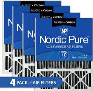 🌬️ nordic pure 20x25x5 honeywell replacement filter for hvac filtration - enhance indoor air quality! logo