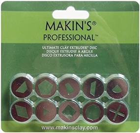 img 2 attached to 🔧 Makin's USA Professional Ultimate Clay Extruder Discs Set A - 10 Pack