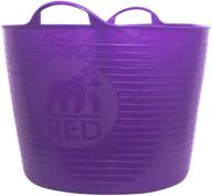 🛁 tubtrugs large 10-gallon purple tub - sp42p logo