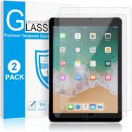 📱 2-pack ipad screen protector (6th gen/9.7 inch) - compatible with ipad pro 9.7/air/air 2 - smapp tempered glass - apple pencil compatible - scratch resistant - bubble-free логотип