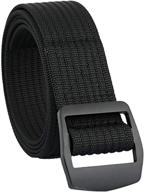 tactical military buckle webbing belt by moonsix: a must-have men's accessory logo