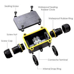 img 1 attached to 🔌 Внешний водонепроницаемый разъем FX Junction: надежное устойчивое к воде соединение