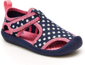 img 4 attached to 👡 OshKosh B'Gosh Aquatic Sandal Fuchsia Girls' Footwear
