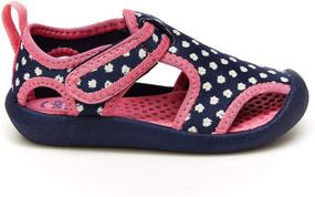 img 3 attached to 👡 OshKosh B'Gosh Aquatic Sandal Fuchsia Girls' Footwear