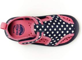 img 1 attached to 👡 OshKosh B'Gosh Aquatic Sandal Fuchsia Girls' Footwear