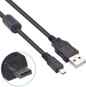 img 3 attached to 📷 UC-E6 USB Cable - High-Speed Replacement Photo Transfer Cord for Nikon Digital Camera SLR DSLR D3300 D750 D7200 Coolpix L340 L32 A10 P520 P510 P500 S6000 S9200 S6300 S3300 S9100 & More