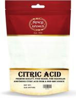 🍋 spicy world 2 lb pure citric acid: food grade & non-gmo, natural preservative for food & beauty logo