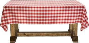 img 4 attached to 🏞️ Premium Checkered Tablecloth by Lanns Linens