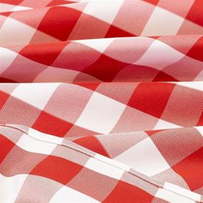 img 3 attached to 🏞️ Premium Checkered Tablecloth by Lanns Linens