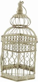 img 2 attached to Set of 2 Metal Bird Cages - 21-Inch and 18-Inch - by Deco 79