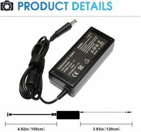 img 2 attached to 🔌 High-Quality AC Adapter Laptop Charger for HP Pavilion G6 G7 DV6 DV5 DV4 G72 G71 G60 G61 G62 DM4 HP 2000-2B09WM 2000-2A20NR Notebook PC - 65W 18.5V 3.5A Power Supply Cord for Enhanced Performance and Compatibility