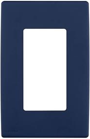 img 3 attached to 🔷 Leviton Renu REWP1-RN Rich Navy One-Gang Screwless Snap-On Wallplate