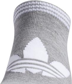 img 2 attached to 🧦 adidas Originals Women's Superlite Trefoil No Show Socks - 6 Pair