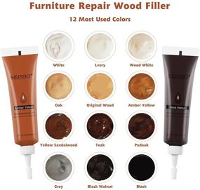 img 3 attached to 🔧 42-Piece Furniture Repair Kit - Wood Fillers, Scratch Repair Markers, Wax Sticks - Includes Scraper, Brushes - for Wood Floor, Laminate, Cabinet Restoration - Scratches, Stains