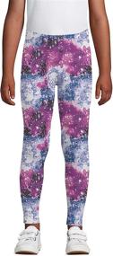 img 1 attached to Girls' Toddler Length Stretch Athletic Leggings for Optimal Comfort and Style