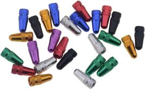 img 1 attached to Wowlife 4X Bike Bicycle Road Racing Colour Presta Valve Cap Dust Covers: Enhance Safety and Protect Your Bike