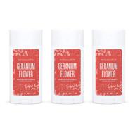 🌸 schmidt's aluminum-free natural deodorant 3-pack, geranium flower scent, 24-hour odor protection for sensitive skin, certified cruelty-free & vegan, 3.25 oz logo