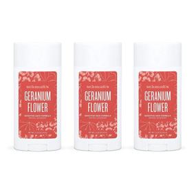 img 4 attached to 🌸 Schmidt's Aluminum-Free Natural Deodorant 3-Pack, Geranium Flower Scent, 24-Hour Odor Protection for Sensitive Skin, Certified Cruelty-Free & Vegan, 3.25 oz